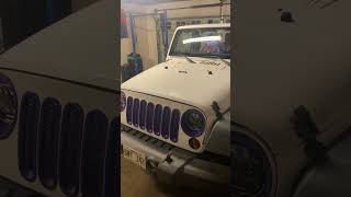 JK Wrangler radiator replacement and coolant bleeding struggles [upl. by Ahcrop988]