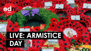 LIVE Ceremonies Held Across the UK to Mark Armistice Day [upl. by Atineb544]