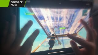 Fortnite Mobile On GeForce Now Is TOO CLEAN  HANDCAM  No Delay [upl. by Iran]