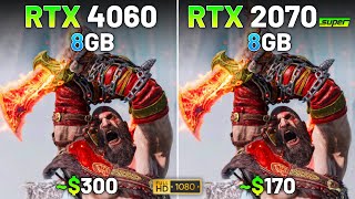 RTX 4060 vs RTX 2070 SUPER  Test in 15 Games  1080p [upl. by Neall]