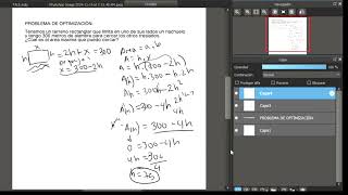 Problema de optimización usando derivadas [upl. by Buford]