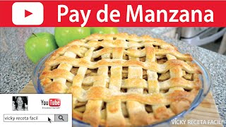 PAY DE MANZANA  VickyRecetaFacil [upl. by Valiant163]