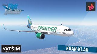 Microsoft Flight Simulator 2020  San Diego KSAN  KLAS Las Vegas  iniBuilds A320neo V2 Vatsim [upl. by Tania]