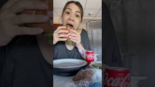 What I ate 24 hours after giving birth part 1 of 2  all American burger [upl. by Noman837]