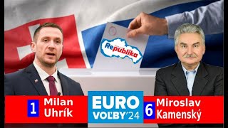 KAMENSKÝ  UHRÍK EUROVOĽBY  ZASTAVME PROGRESÍVCOV [upl. by Anirtak987]