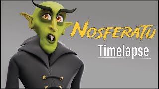 Nosferatu Sculpting Timelapse [upl. by Anaujd]