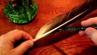 ASMR Making A Quill Pen [upl. by Geesey]