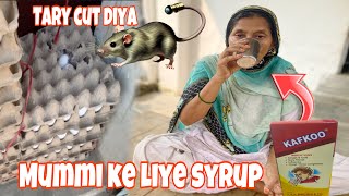 Mummi ke liye syrup 😍 Tary cut diya 😲 vlogs [upl. by Raybourne998]