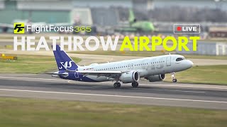 Heathrow Airport Live  Monday 29th January 2024 [upl. by Adnohsat]