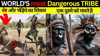 KARO TRIBE  Most Dangerous Tribe दुनिया के सबसे अलग जनजाति  Most isolated tribe in World africa [upl. by Alded671]