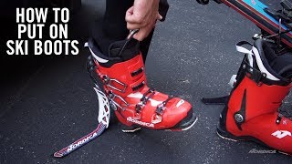 How to Put On Ski Boots [upl. by Eaver]