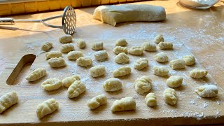 Easy Homemade POTATO GNOCCHI recipe  Original Italian recipe from my motherinlaw 😉 [upl. by Aerdnac]