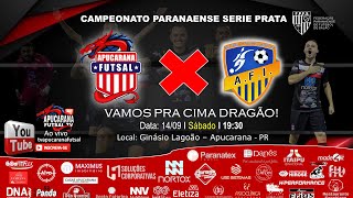 APUCARANA FUTSAL X ITAIPULÂNDIA FUTSAL  CAMPEONATO PARANAENSE SERIE PRATA [upl. by Elok526]