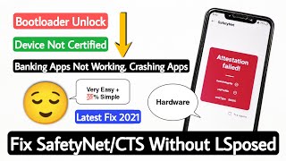 Android SafetyNet ByPass  CTS Profile False Fix  NO Xposed  Latest Method  Fix 2021  Root Only [upl. by Birmingham647]