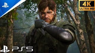 Metal Gear Solid Delta Snake Eater New Exclusive Gameplay PS5 4K [upl. by Sher393]