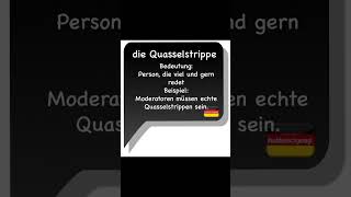 Du alte Quasselstrippe aufdeutschgesagt deutsch deutschlernen wortschatz [upl. by Ellga]