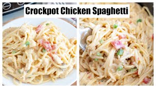 Crockpot Chicken Spaghetti [upl. by Ormond954]