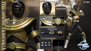 New gold ranger Trey of Triforia zeo rangers action figure revealed soosootoys [upl. by Eniamat866]