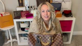 Whats in my Bag Louis Vuitton Speedy B 35 [upl. by Clair]