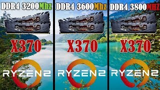 3800MHz vs 3600MHz vs 3200MHz on X370 Which RAM Is The Best for AMD Ryzen 5 3600 [upl. by Asilad]