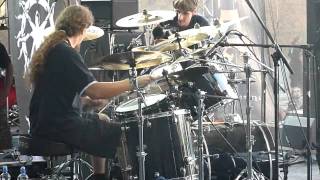 Necrophagist Live at Brutal Assault 2010 Drumcam1 [upl. by Eanrahc747]