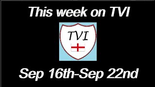 THIS WEEK ON TVI Sep 16thSep 22nd [upl. by Guise]