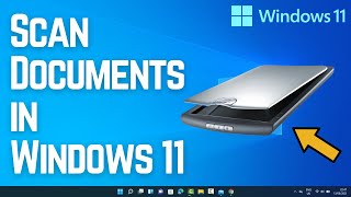 How to Scan a Document or Photo on Windows 11 [upl. by Acisset]