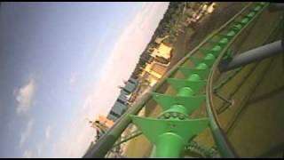 Booster Bike Roller Coaster POV Front Seat OnRide Toverland Netherlands [upl. by Nogas326]