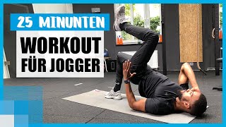 Workout für Jogger 25 MIN Krafttraining für einen besseren Lauf mit Coach Kofi 🏃‍♂️  ohne Geräte [upl. by Emili]