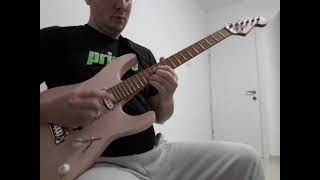 Orphaned Land Ocean Land Guitar Solo Cover [upl. by Dearden265]