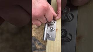 How To Install Door Hinges asmr shorts [upl. by Adnarrim]