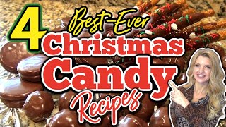 4 Incredible CHRISTMAS CANDY RECIPES You MUST TRY  HOLIDAY SWEET TREATS You Dont Want To Miss [upl. by Nyrahtak]