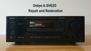 Onkyo ASV620  Repair and Restoration [upl. by Letch]