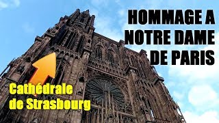 Les cloches sonnent pour Notre Dame de Paris  Cathédrale de Strasbourg ENTIER [upl. by Caines]