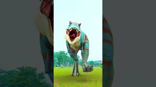 TRex Dinosaur Superhero Fight in Jurassic World jurassicworld dinosaur [upl. by Yelnahs128]