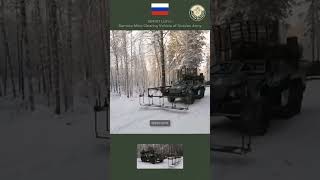 15M107 Listva  Remote Mine Clearing Vehicle of Russian Army military defence [upl. by Aratehs]