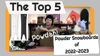 The Top 5 Powder Boards For 20222023 [upl. by Naujej]