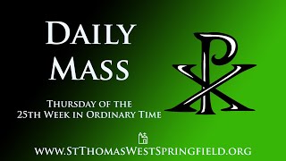 Daily Mass Thursday September 26 2024 [upl. by Suruat]