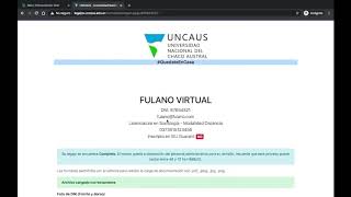 Tutorial Sistema Legajos Digitales Carreras Virtuales UNCAUS [upl. by Lidda642]