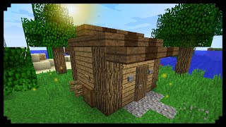 ✔ Minecraft How to make a Tool Shed [upl. by Naitsyrk]