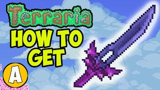 Terraria How To Get Night Edge EASY  Terraria 144X How To Get Nights Edge [upl. by Ahsaenat]