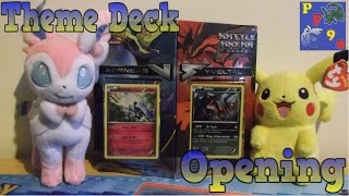 Pokemon XY Battle Arena Decks Xerneas vs Yveltal Opening [upl. by Atinauj74]