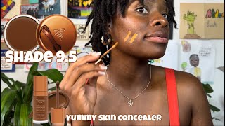 Danessa Myricks Blurring Balm Powder amp Yummy Skin Concealer [upl. by Sedrul872]