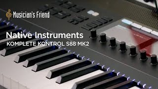 Native Instruments Komplete Kontrol S88 MK2  Demo Features and Specifications [upl. by Israeli]