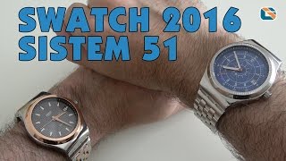 Swatch 2016 Sistem51 Boreal amp Tux Review • Watches Up Close amp Personal [upl. by Camella16]