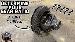 Gear Ratio  3 Simple Methods to figure out what Gears you have [upl. by Tremann]