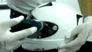 NEXX HELMETS XR1R VIDEO TUTORIAL 23  How to replace the Visor  Como substituir a Viseira [upl. by Talanian823]