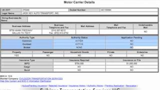 FMCSA Status [upl. by Chien]