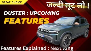 DUSTER  Upcoming FEATURES Explained  Dacia BIGSTER vishalyadavbihar shorts features [upl. by Ordnaxela]