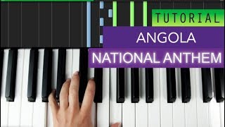 National Anthem Of Angola Piano Tutorial [upl. by Subir54]